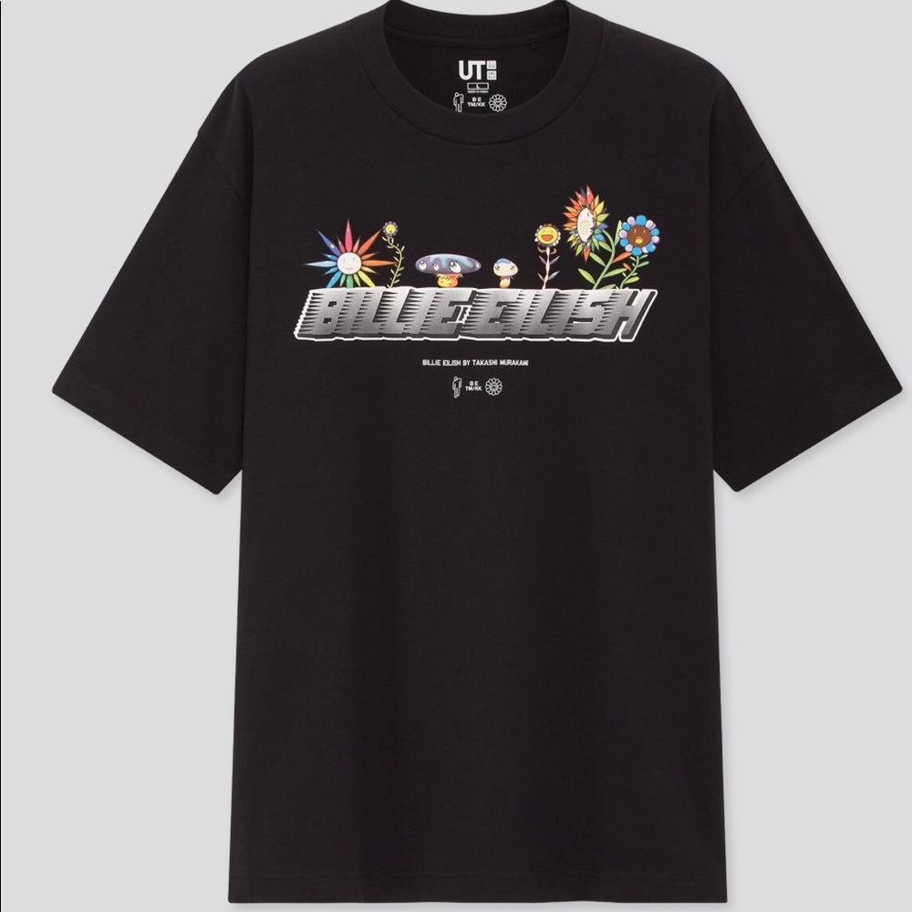 Billie Eilish By Takashi Murakami Black Tee Large